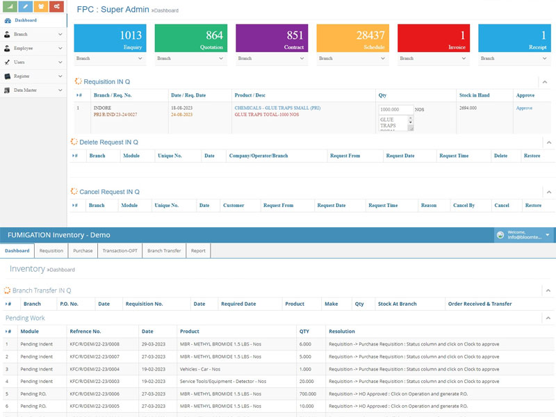 Fumigaiton Pest Control Software Fumigaiton Pest Control Software